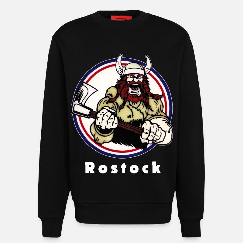 Rostocker Wikinger - Sweatshirt - made by SPREAD  - SOLID BLACK