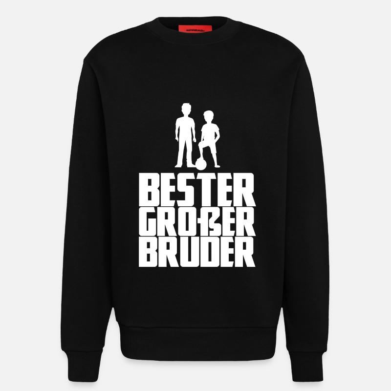 Bester großer Bruder - Sweatshirt - made by SPREAD  - SOLID BLACK