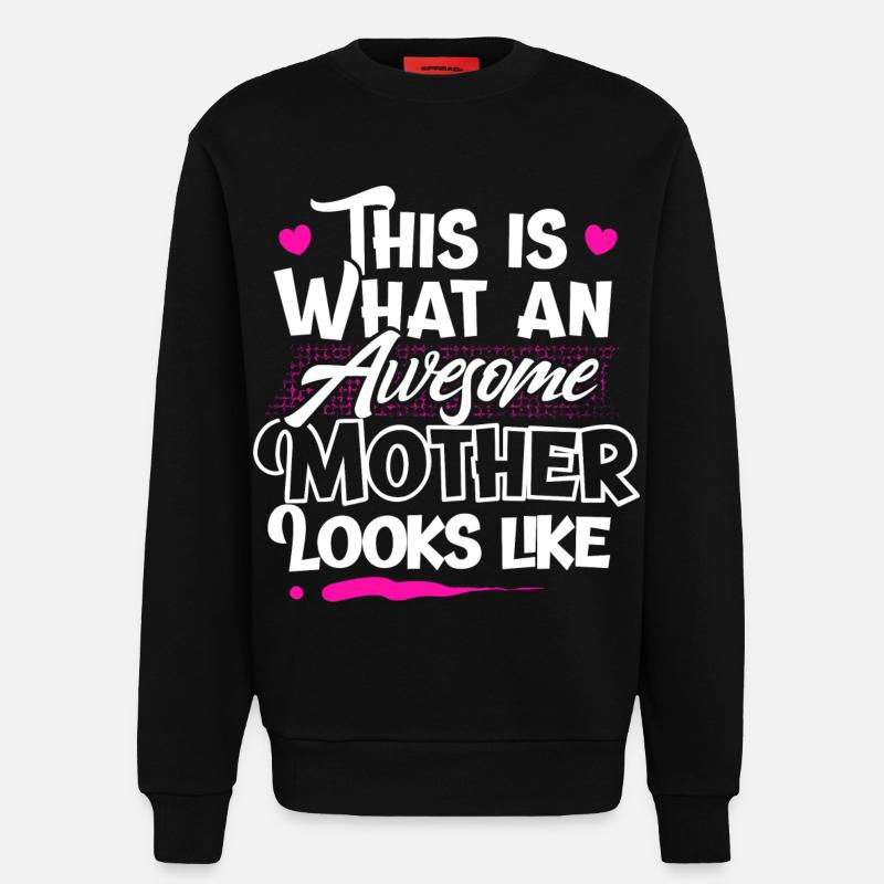 Mama Mutter - Sweatshirt - made by SPREAD  - SOLID BLACK
