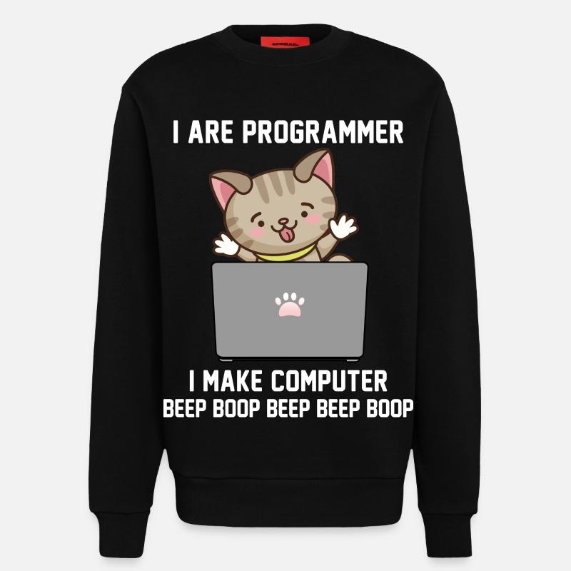 Programmer - Sweatshirt - made by SPREAD  - SOLID BLACK