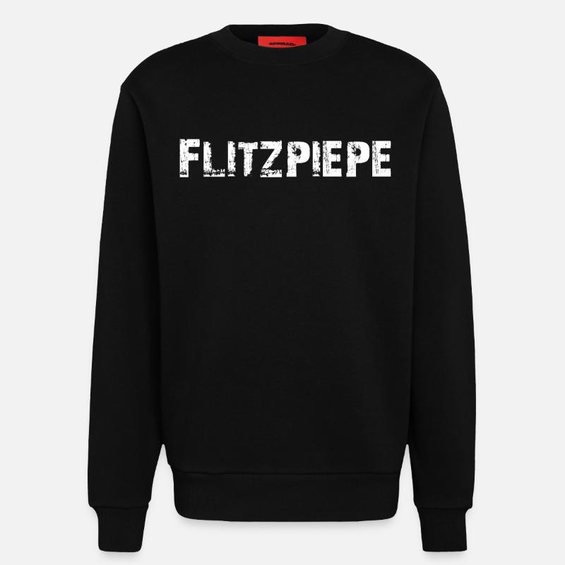 Flitzpiepe - Sweatshirt - made by SPREAD  - SOLID BLACK