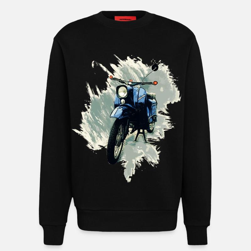 Simson Schwalbe - Sweatshirt - made by SPREAD  - SOLID BLACK