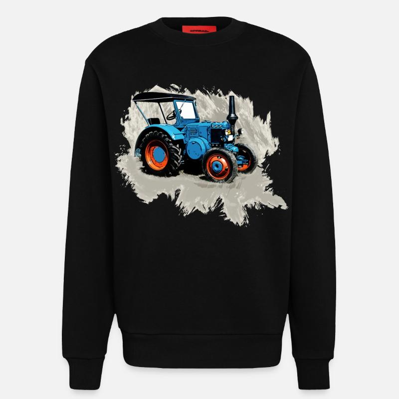 Traktor Lanz - Sweatshirt - made by SPREAD  - SOLID BLACK
