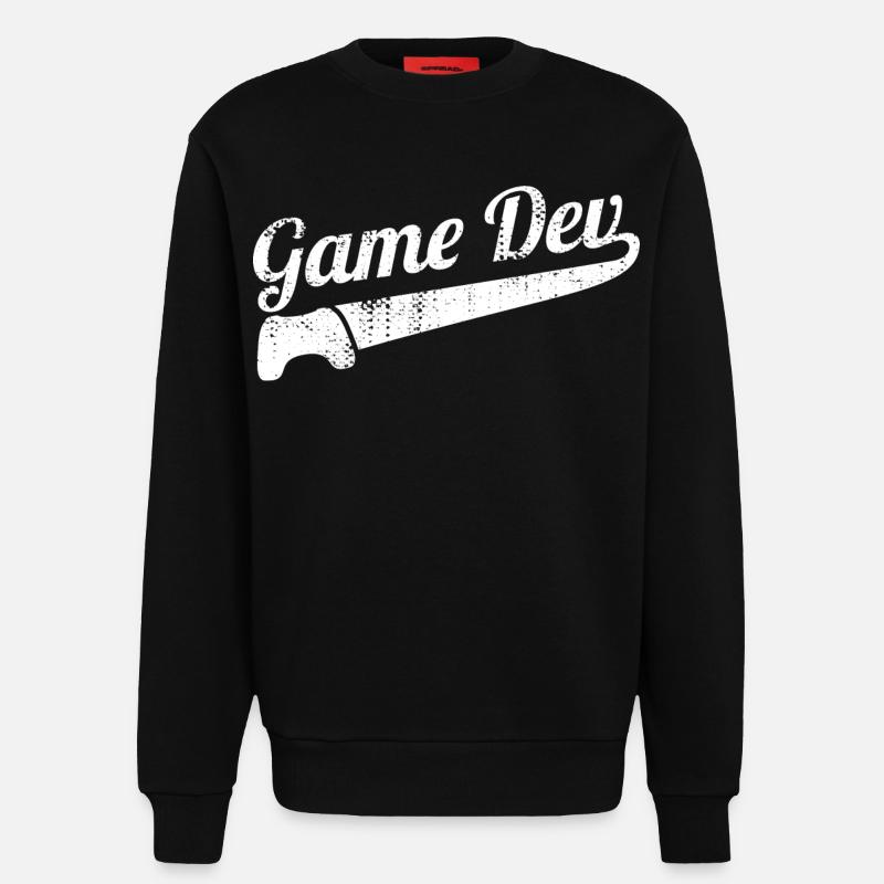 Game Developer - Sweatshirt - made by SPREAD  - SOLID BLACK