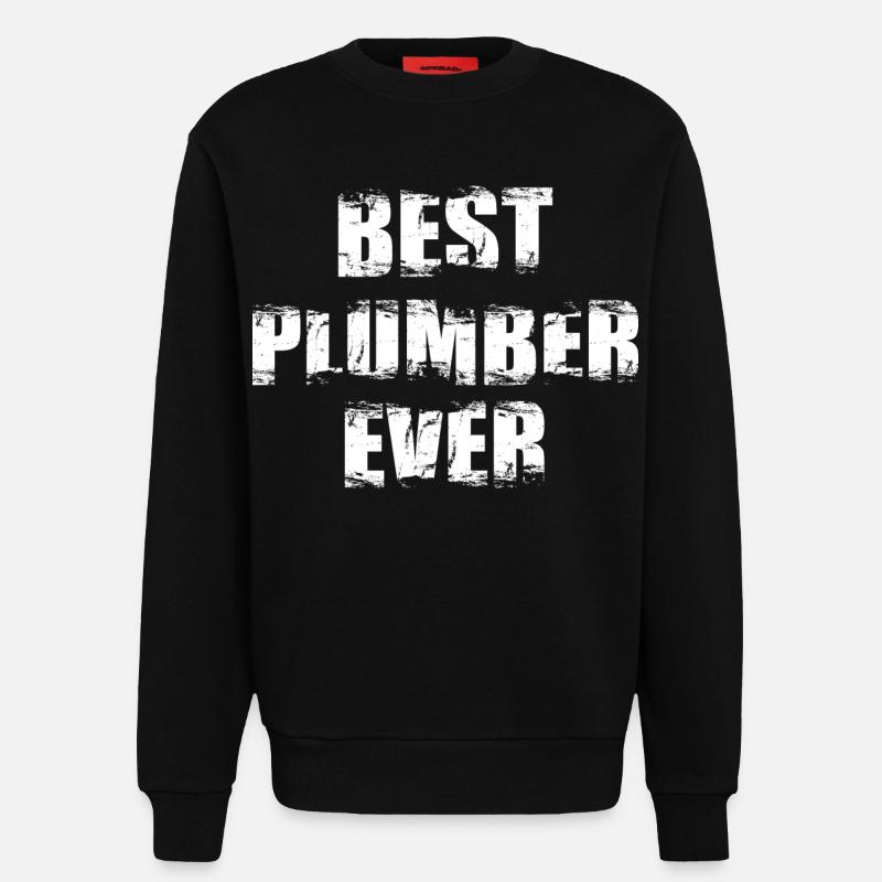 Bester Klempner aller Zeiten - Sweatshirt - made by SPREAD  - SOLID BLACK