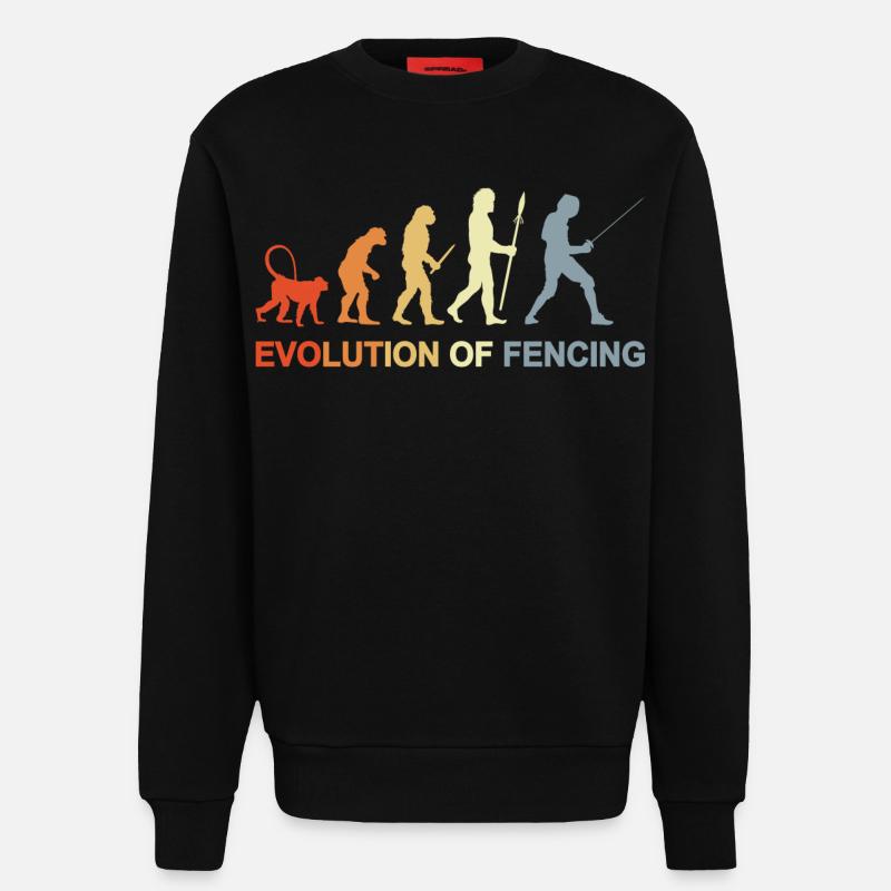 Fechter Evolution - Sweatshirt - made by SPREAD  - SOLID BLACK