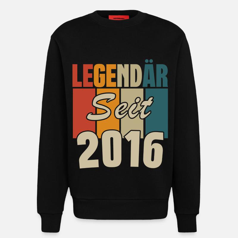 Legendär seit 2016 - Sweatshirt - made by SPREAD  - SOLID BLACK