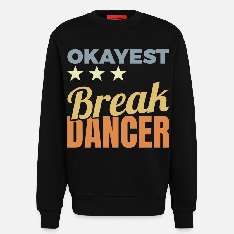Average Breakdancer - Sweatshirt - made by SPREAD  - SOLID BLACK