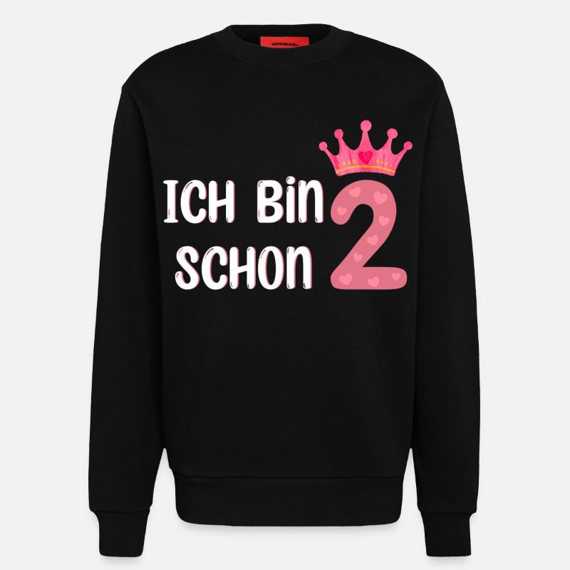 Ich bin schon 2 - Sweatshirt - made by SPREAD - SOLID BLACK