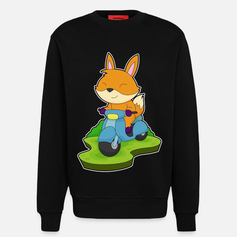 Fuchs Motorrad - Sweatshirt - made by SPREAD  - SOLID BLACK
