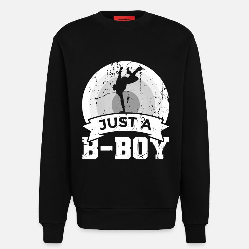Nur ein B Boy - Sweatshirt - made by SPREAD  - SOLID BLACK