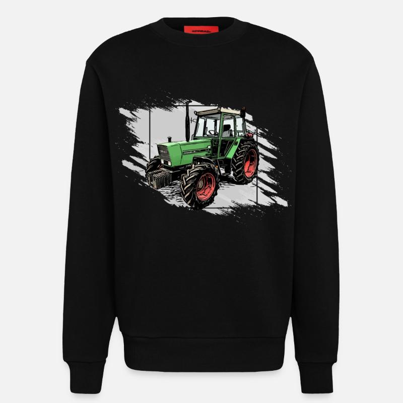 Traktor Farmer 306 - Sweatshirt - made by SPREAD - SOLID BLACK