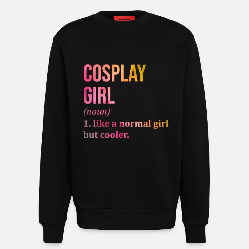 Cosplay - Sweatshirt - made by SPREAD  - SOLID BLACK