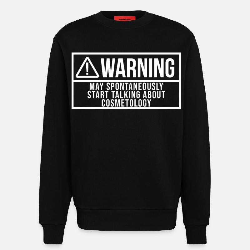 Cosmetology - Sweatshirt - made by SPREAD  - SOLID BLACK