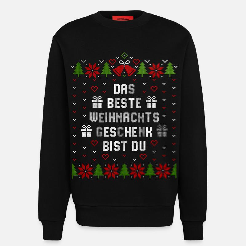 Das beste Weihnachtsgeschenk bist Du - Sweatshirt - made by SPREAD  - SOLID BLACK