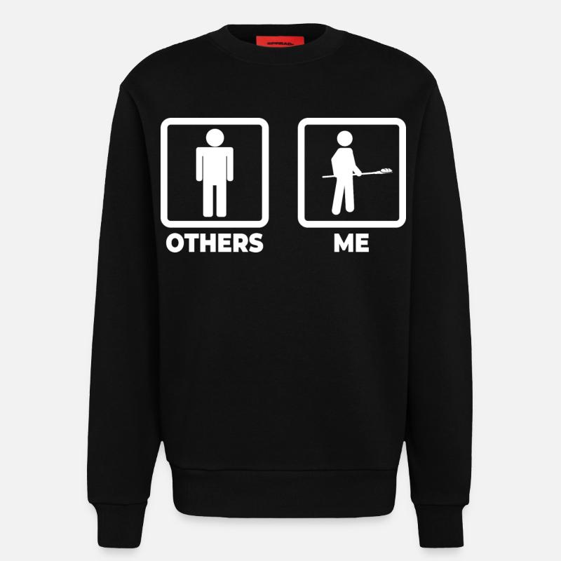 Bäcker Strichmännchen - Sweatshirt - made by SPREAD  - SOLID BLACK