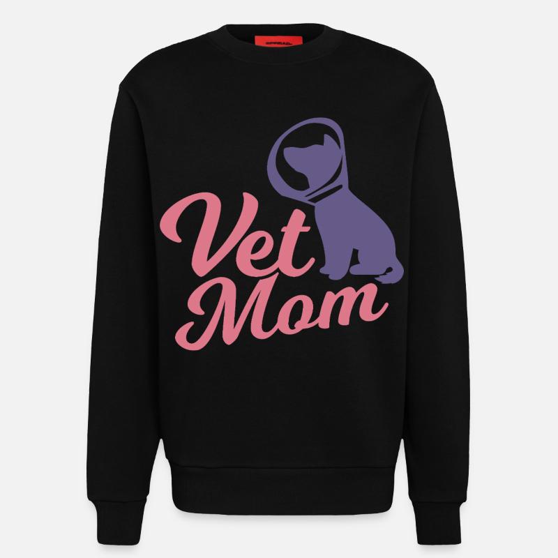 Veterinär Mutter - Sweatshirt - made by SPREAD  - SOLID BLACK