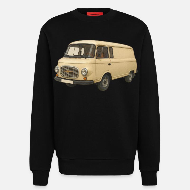 B1000 als Comic - Sweatshirt - made by SPREAD  - SOLID BLACK