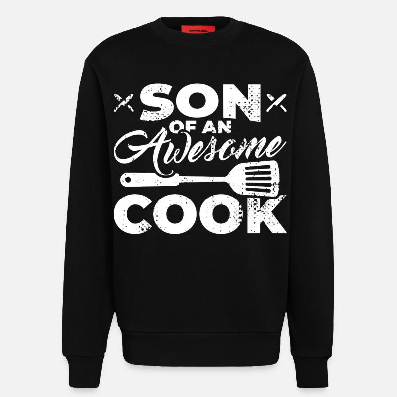 Sohn eines tollen Kochs - Sweatshirt - made by SPREAD - SOLID BLACK