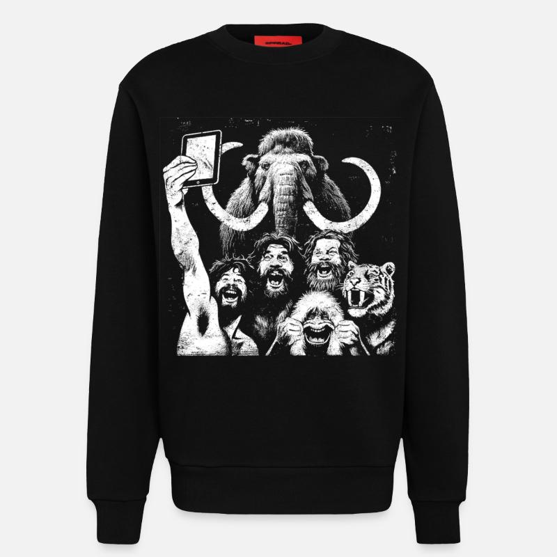 Savage Lion Pride Digitale Kunst - Sweatshirt - made by SPREAD  - SOLID BLACK