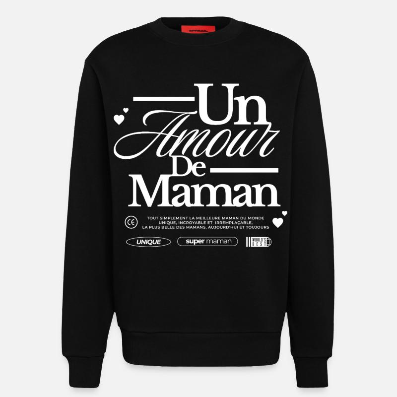 Die Liebe einer Mutter - Sweatshirt - made by SPREAD  - SOLID BLACK