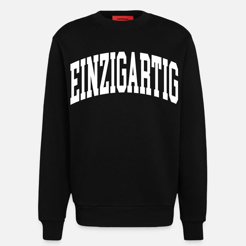 Einzigartig - Sweatshirt - made by SPREAD  - SOLID BLACK