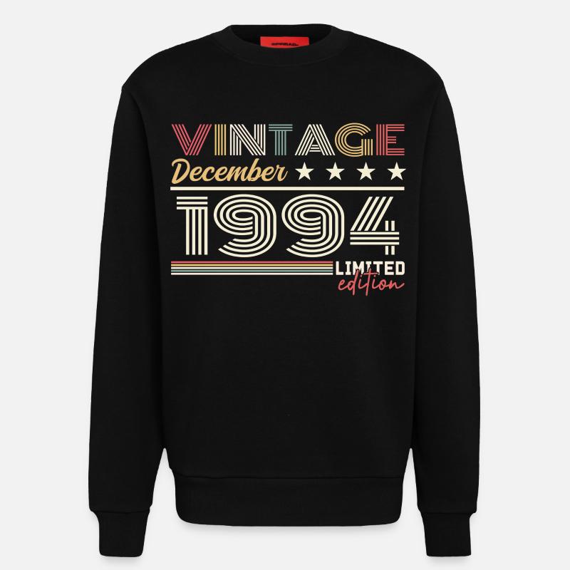 Geschenk Dezember 1994 - Sweatshirt - made by SPREAD  - SOLID BLACK
