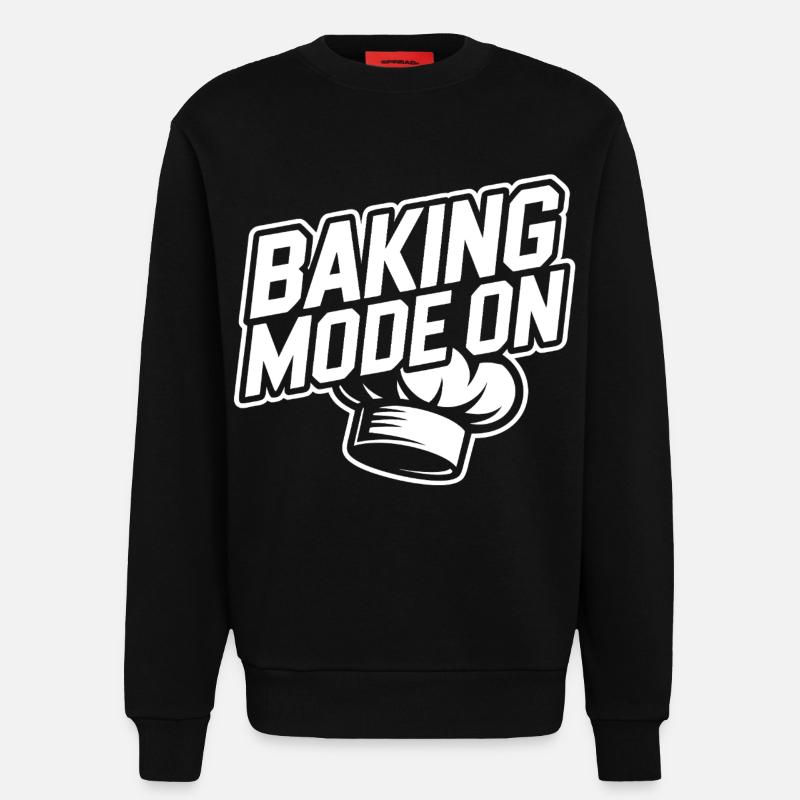 Baking Mode Active – Baker Style - Sweatshirt - made by SPREAD  - SOLID BLACK