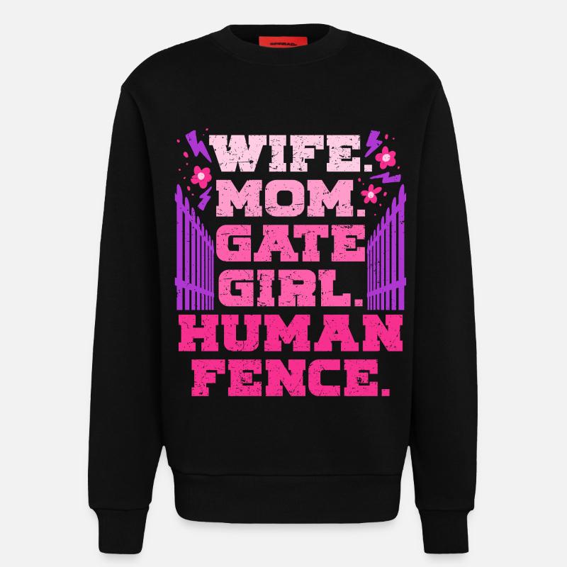 Ehefrau eines Bauern Mutter - Sweatshirt - made by SPREAD  - SOLID BLACK