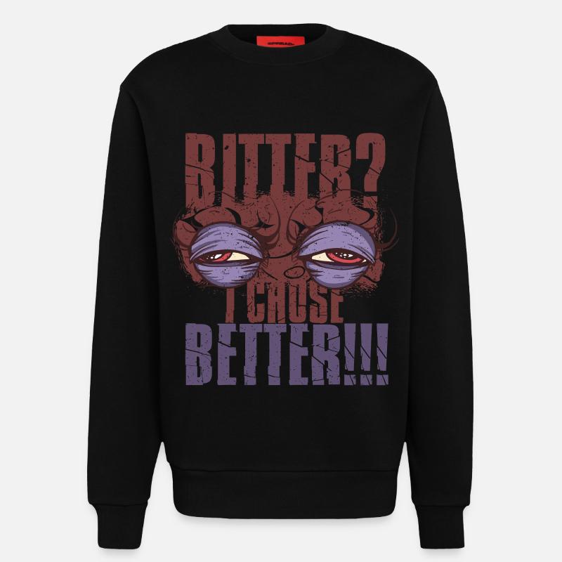 Coffee withdrawal decaffeinated ex-coffee drinker - Sweatshirt - made by SPREAD  - SOLID BLACK