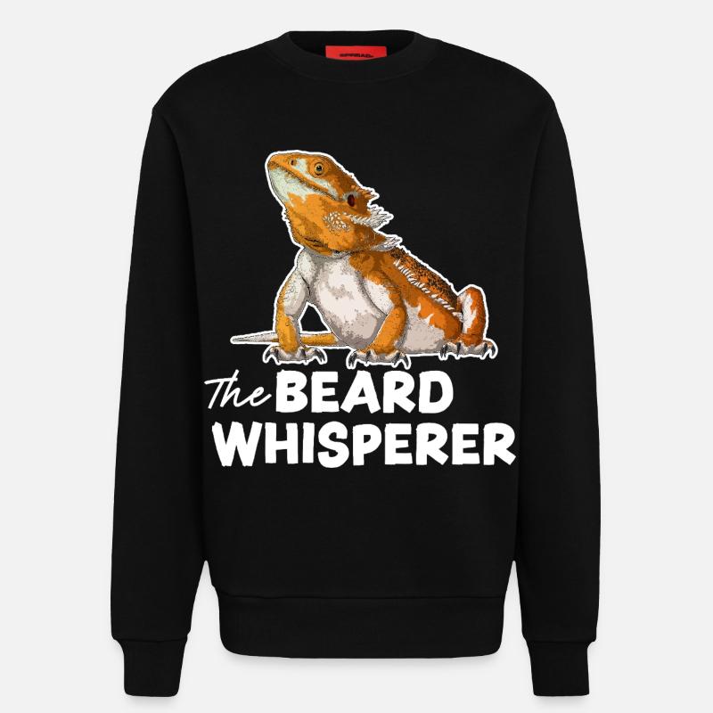 Der Bartflüsterer - Sweatshirt - made by SPREAD  - SOLID BLACK