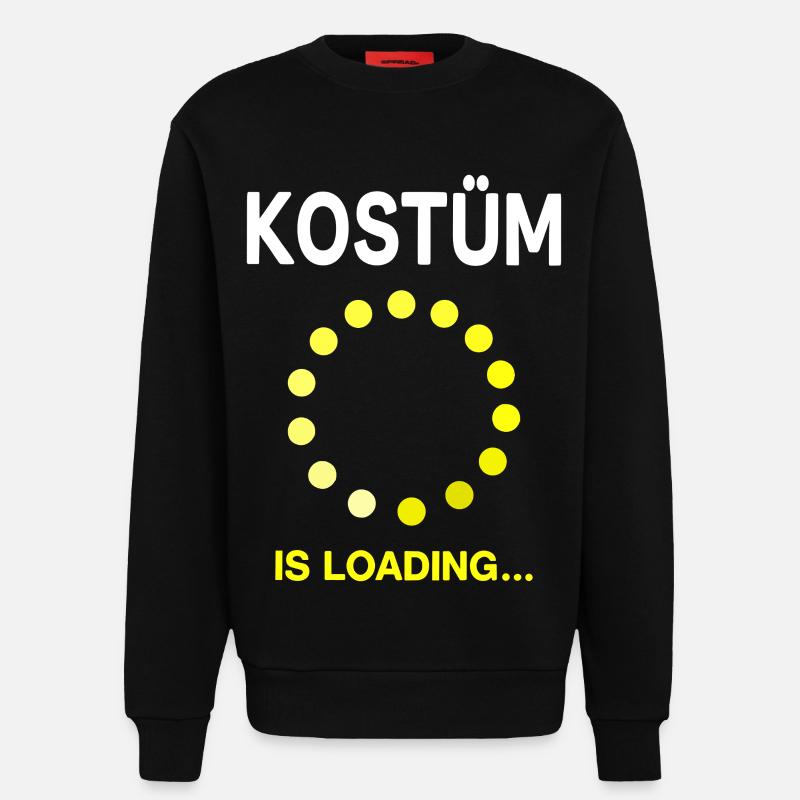 Fasnet Fasching Karneval Kostüm is Loading - Sweatshirt - made by SPREAD - SOLID BLACK