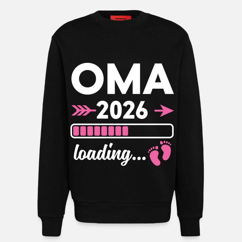 Oma 2026 Loading - Sweatshirt - made by SPREAD  - SOLID BLACK
