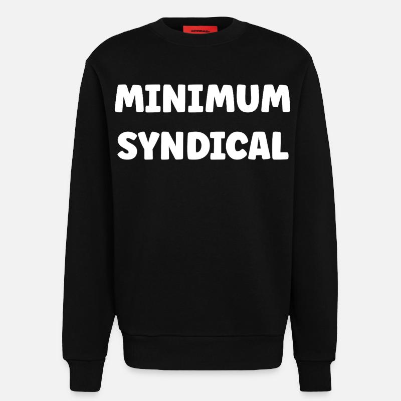 Gewerkschaftsminimum - Sweatshirt - made by SPREAD  - SOLID BLACK