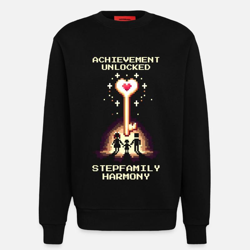 Patchwork-Harmonie freigeschaltet | Patchwork - Sweatshirt - made by SPREAD  - SOLID BLACK