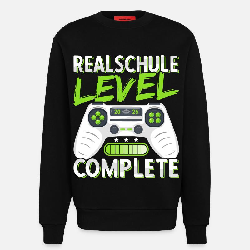 Realschule Abschluss 2026 Realschulabschluss Junge - Sweatshirt - made by SPREAD  - SOLID BLACK