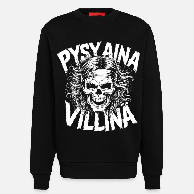 Wildschädel-Design - Sweatshirt - made by SPREAD  - SOLID BLACK