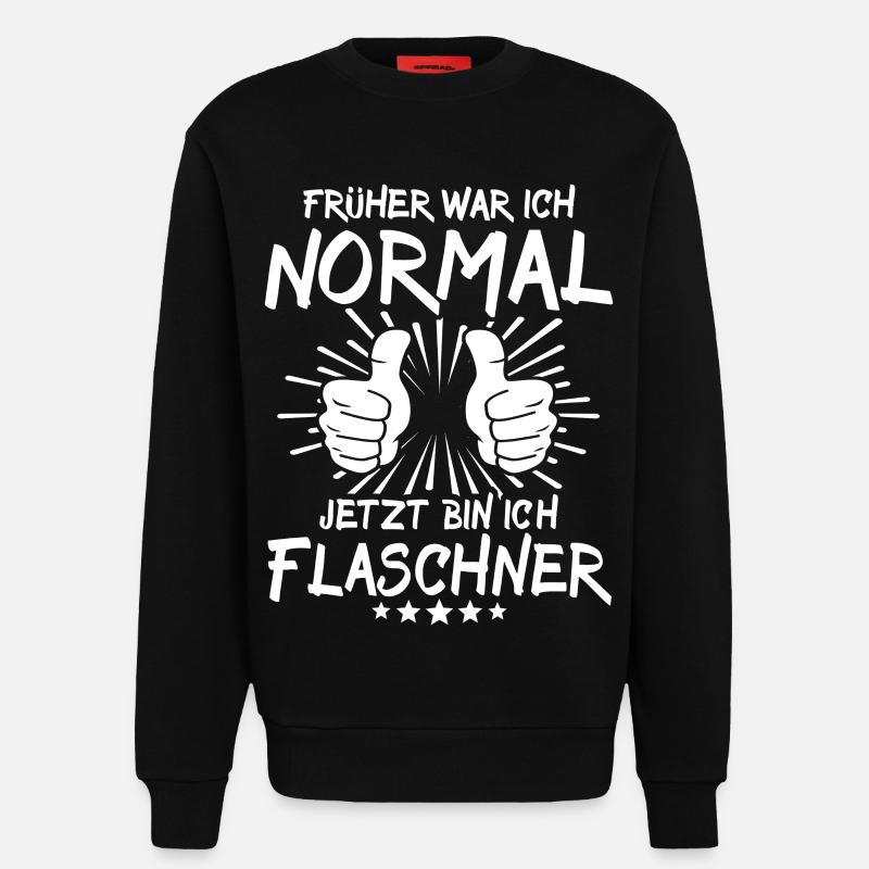 Flaschner - Sweatshirt - made by SPREAD  - SOLID BLACK