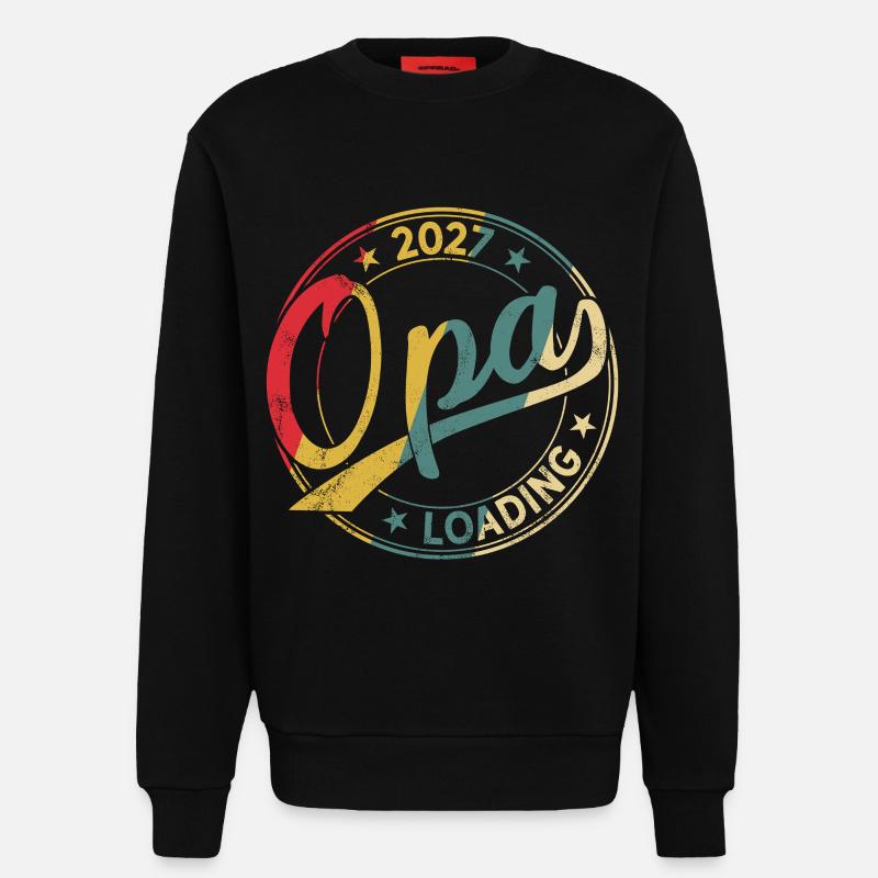 Opa 2027 Loading Werdender Opa 2027 - Sweatshirt - made by SPREAD  - SOLID BLACK