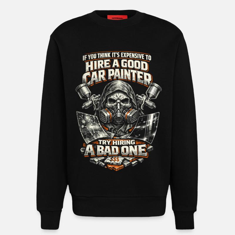 Vehicle Painter Car Painter Painter - Sweatshirt - made by SPREAD  - SOLID BLACK
