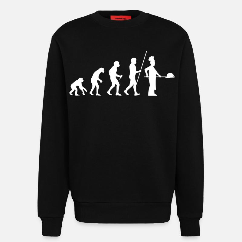 Baker Evolution - Sweatshirt - made by SPREAD  - SOLID BLACK
