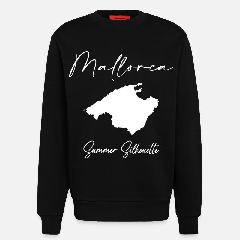 Mallorca - Sweatshirt - made by SPREAD  - SOLID BLACK