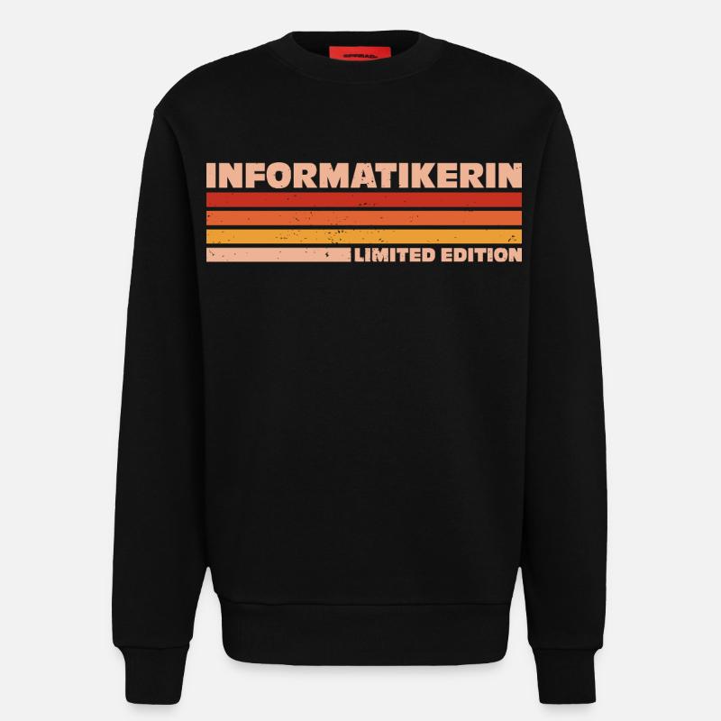 Computer Scientist Computer Scientist Programmer - Sweatshirt - made by SPREAD  - SOLID BLACK