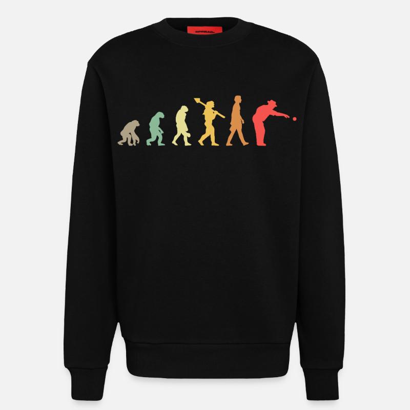 Evolution Boule  - Sweatshirt - made by SPREAD  - SOLID BLACK
