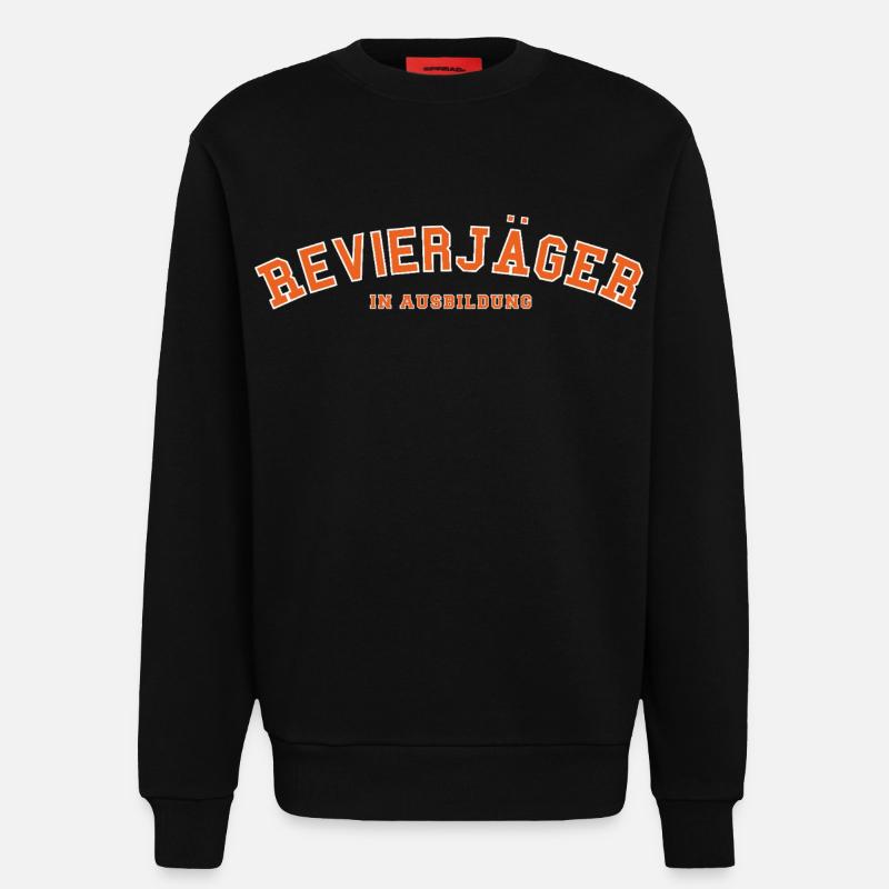 Revierjäger Beruf in Ausbildung - Sweatshirt - made by SPREAD - SOLID BLACK
