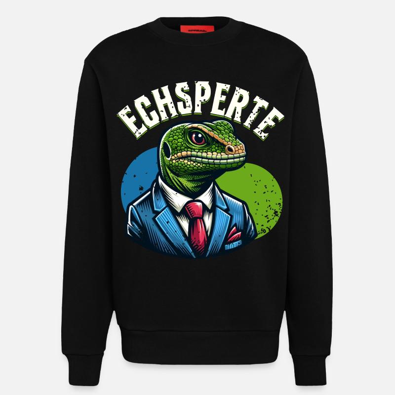 Echsperte - Sweatshirt - made by SPREAD  - SOLID BLACK