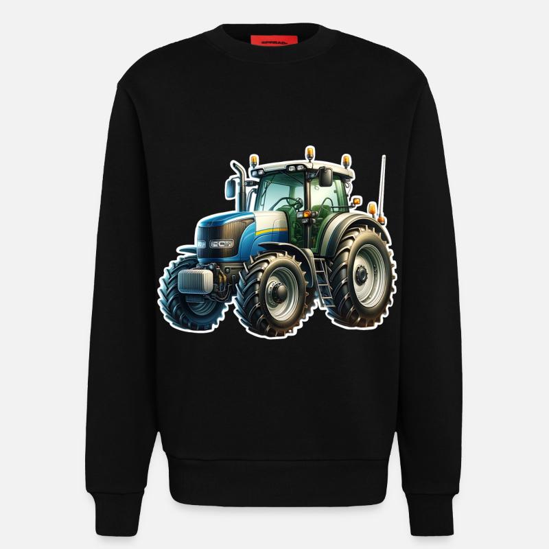 Traktor - Sweatshirt - made by SPREAD  - SOLID BLACK