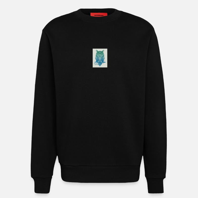 GoVoR_EULE - Sweatshirt - made by SPREAD  - SOLID BLACK