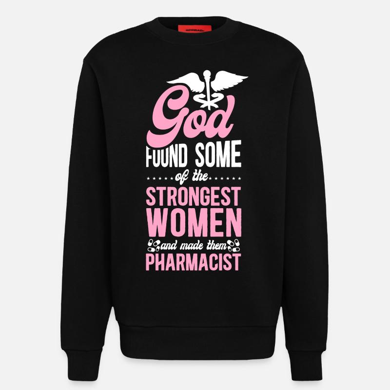 Pharmacy Tech Technician - Sweatshirt - made by SPREAD  - SOLID BLACK