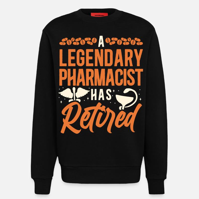 Pharmacy Tech Technician - Sweatshirt - made by SPREAD  - SOLID BLACK